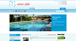 Desktop Screenshot of aironclub.es